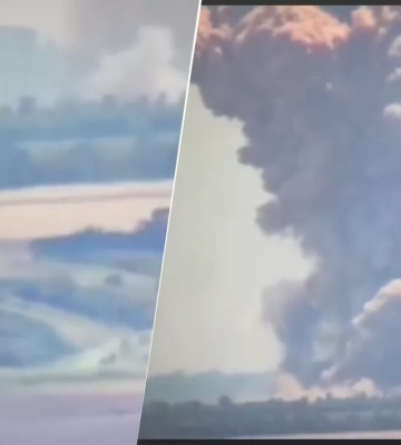 ЗСУ майстерно знищили склад боєприпасів російських військ (відео)