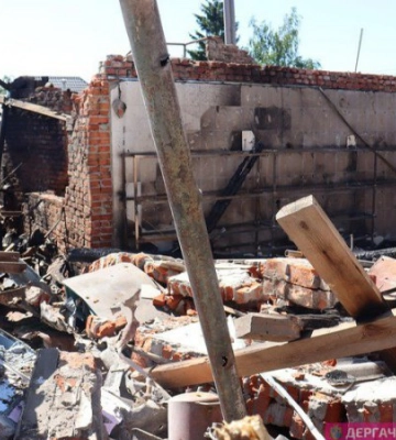 У Дергачах на Харківщині внаслідок обстрілів росіян поранено людину