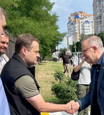 Побачив Бучу, Гостомель та Ірпінь: Україну відвідав прем’єр-міністр Австралії