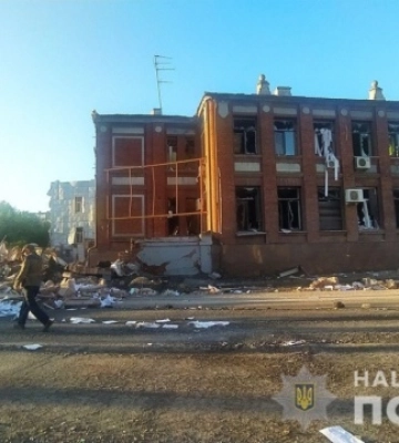 Обстріл Харкова: одна з російських ракет влучила у підприємство