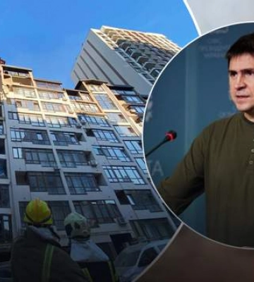 По центру Киева ударили 4 российские ракеты, – Подоляк