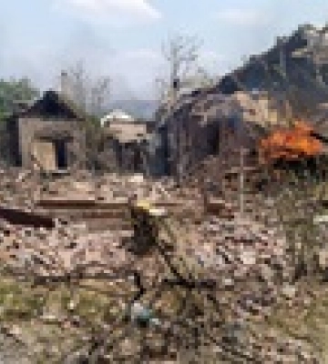 Число раненных после обстрела Славянска возросло до 19 человек
