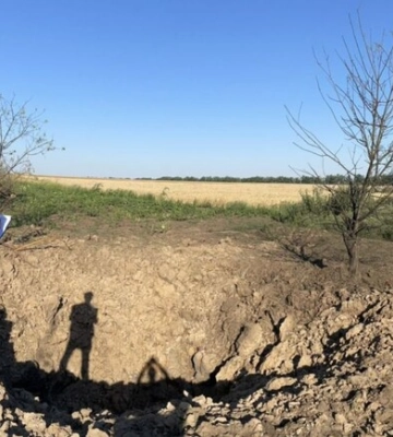 На Дніпропетровщині через ворожий обстріл згоріло поле