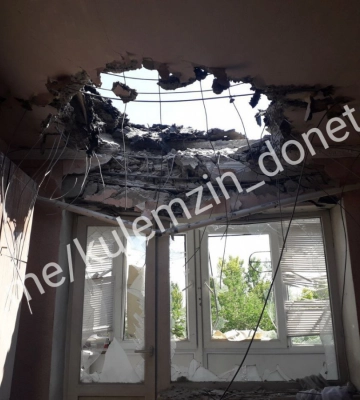 Обстрел Донецка: В Куйбышевском районе — попадание в жилой дом, есть пострадавшие