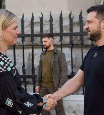 Прем’єр Швеції прибула з робочим візитом до Києва 