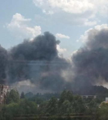 В окупованому Донецьку вибухнув рашистський склад боєприпасів