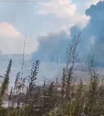 В окупованому Донецьку вибухнув склад боєприпасів рашистів (відео)