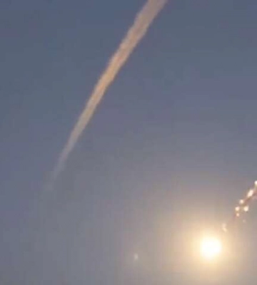 Повітряні сили показали, як збивали рашистські ракети (відео)