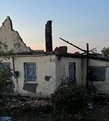 На Днепропетровщине ракета попала в дом, где находились трое детей