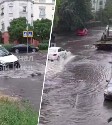 Сильна гроза накрила Київ і спричинила паніку в мешканців столиці (відео)