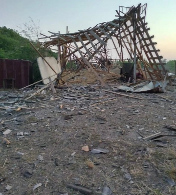 Последствия ночного ракетного удара по Одесской области 