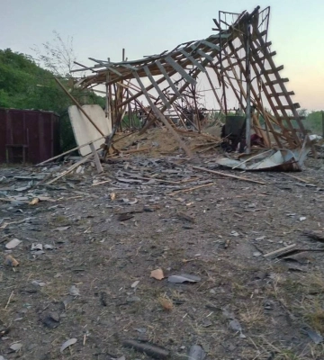 Вночі ворог двічі атакував Одещину: зруйновані ангари з зерном, пошкоджено причал, -ФОТО, ВІДЕО