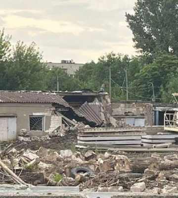 Донеччина: голова ОВА показав наслідки ворожої атаки 