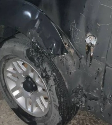 В оккупированной Каховке сожгли авто коллаборантки