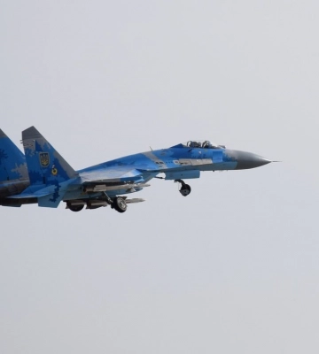 Над Черным морем вражеский Су-35 применил управляемые ракеты по украинским штурмовикам