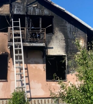 Біля Львова під час пожежі загинули двоє дітей