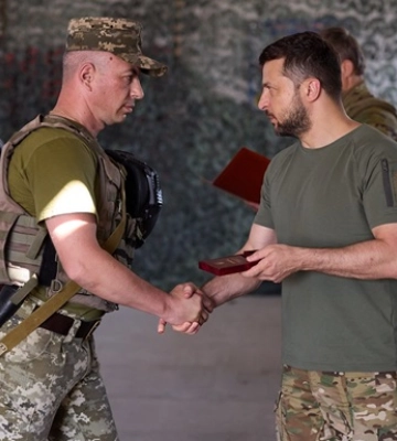 Зеленський відвідав передову на Дніпропетровщині