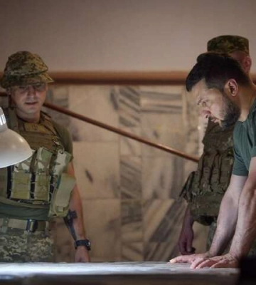 Президент відвідав передові позиції ЗСУ на Дніпропетровщині 