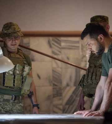 Володимир Зеленський відвідав передові позиції у Дніпропетровській області