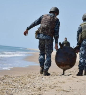 На Одещині військові знешкодили дрейфуючу міну