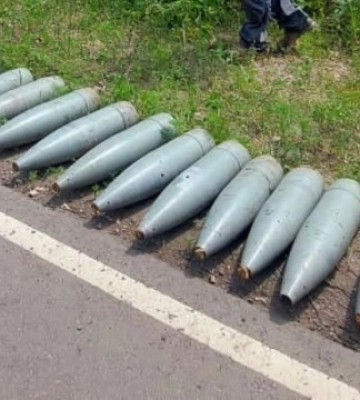 На під&#039;їзді до Харкова виявили 20 ворожих снарядів з дистанційним керуванням