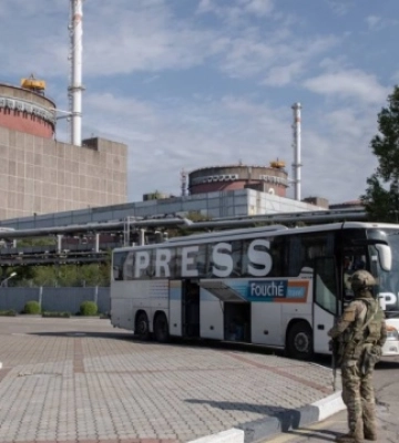 российские пропагандисты готовят сюжет об «успешной работе» захваченной Запорожской АЭС