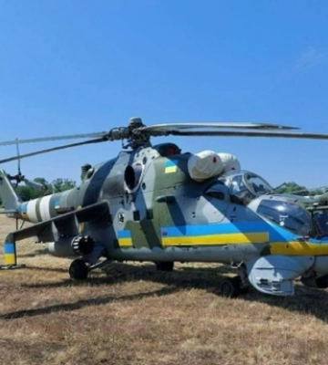 Україна отримала від Чехії ударні гелікоптери Мі-24