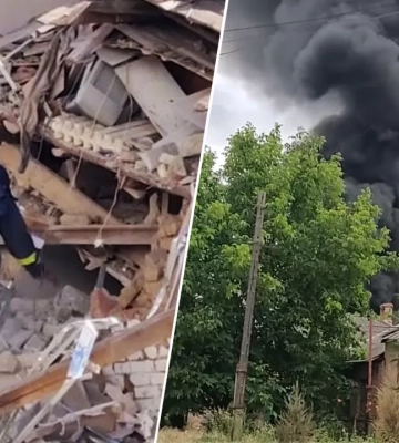 Окупанти вдарили по Бахмуту запальними боєприпасами (відео)