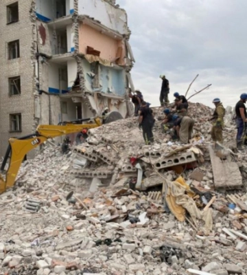 Кількість загиблих внаслідок ракетного обстрілу Часового Яру зросла до 18 осіб