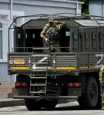 Российские военные готовятся к уличным боям в Херсоне
