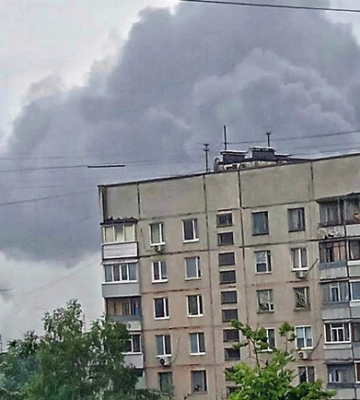 Харків 11 липня масовано обстріляли, імовірно з РСЗВ (відео)