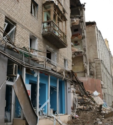 З&#039;явилися фото ранкового обстрілу Харкова
