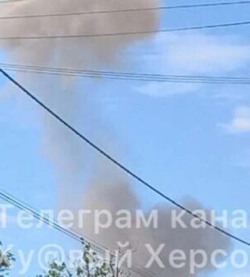 В окупованому Херсоні пролунав потужний вибух. ВІДЕО+ФОТО