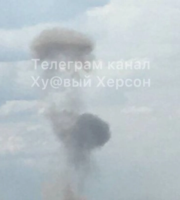 В оккупированном Херсоне прогремел мощный взрыв - ВИДЕО