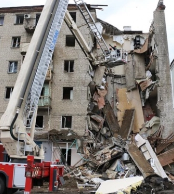У ДСНС показали наслідки обстрілу в Харкові