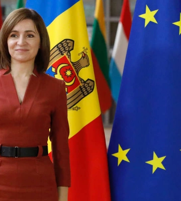 Президент Молдови Майя Санду прибула з офіційним візитом до Києва