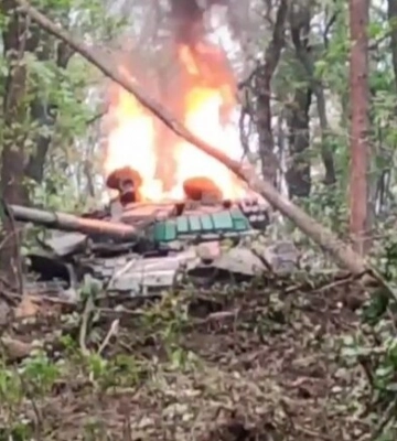 Десантники з Дніпропетровщини знищили черговий ворожий танк (відео)