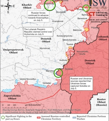 ЗСУ відбили три штурми росіян на Харківському, Бахмутському і Слов’янському напрямках