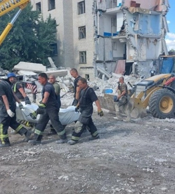 У Часовому Яру під завалами знайшли тіла 45 загиблих