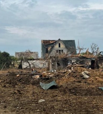 Ракетный удар по поселку в Одесской области уничтожил 65 домов