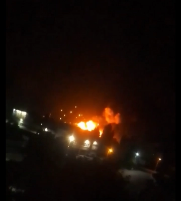 У Новій Каховці знову вибухнув склад боєприпасів окупантів (відео)