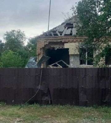 російська армія обстріляла село біля Запоріжжя