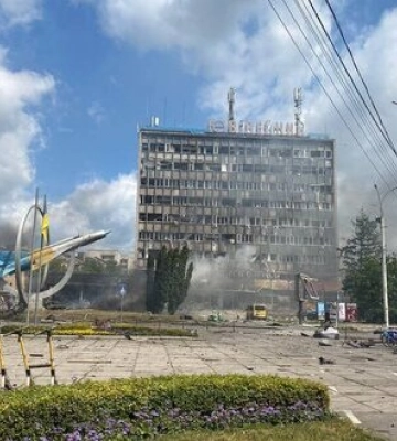 Последствия ракетного удара российских оккупантов по Виннице. ФОТОрепортаж