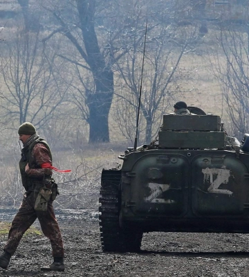Российские войска в панике отошли от одного из сел на Донбассе, — Генштаб
