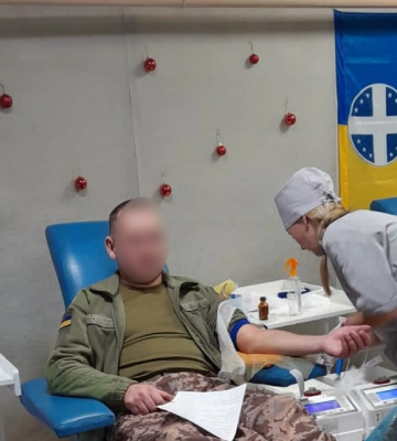 На Харківщині прикордонники долучилися до поповнення запасів крові