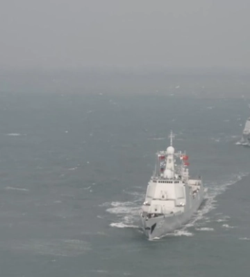 Китай и Россия проводят учения в Восточно-Китайском море