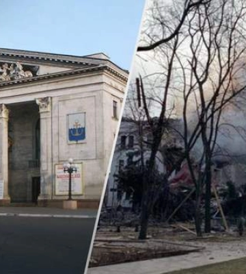 Замітають сліди злочину. Рашисти знесли половину драмтеатру в Маріуполі - Андрющенко