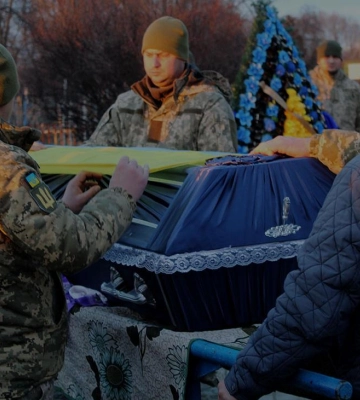 На Полтавщині попрощались із захисником, що загинув на Луганщині