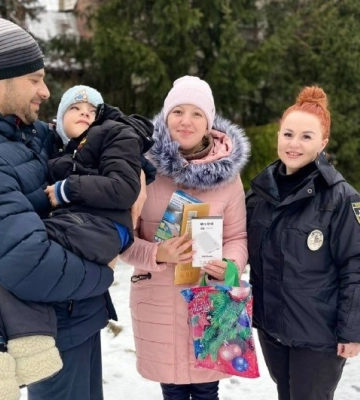На Сумщині поліцейські здійснили мрію особливого хлопчика