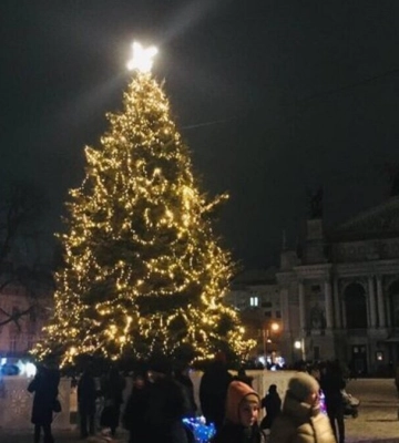 Ялинка – не поза політикою: якими були львівські ялинки у різні роки